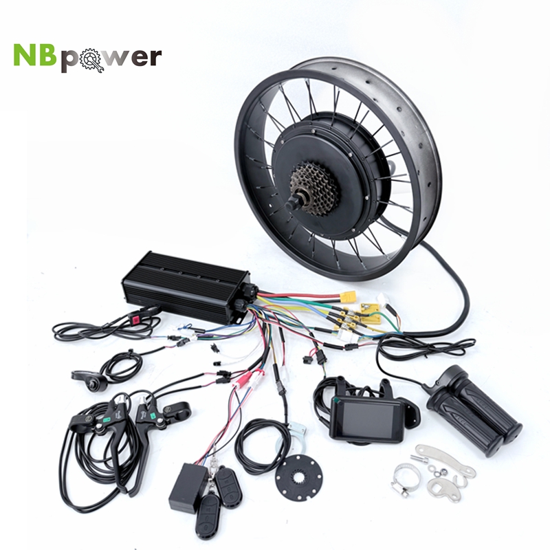 72V 5000W Hub Motor Kit - NBpower 72V 5000W 70-90km/h BLDC 허브