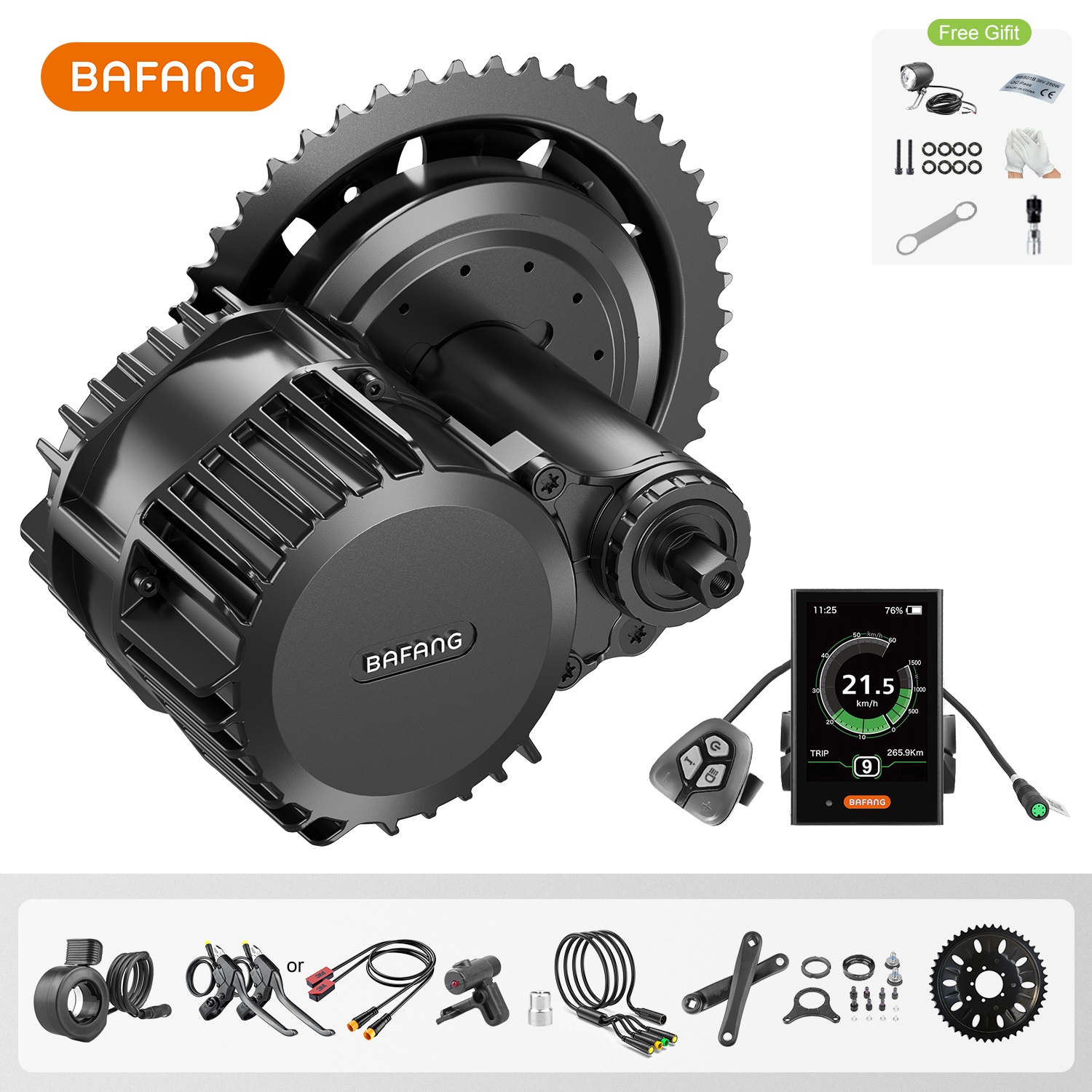 Mid Drive Motor Kit 52V 1000W - Bafang UART 48V/52V 1000W 중반 드라이브