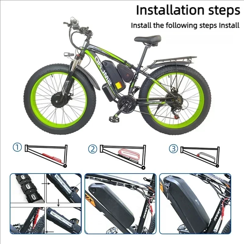 🔋 BMS 20Ah 30Ah가 포함된 모터 전기 산악  - Ebike Battery 48V 20Ah Hailong 리뷰 및 가격