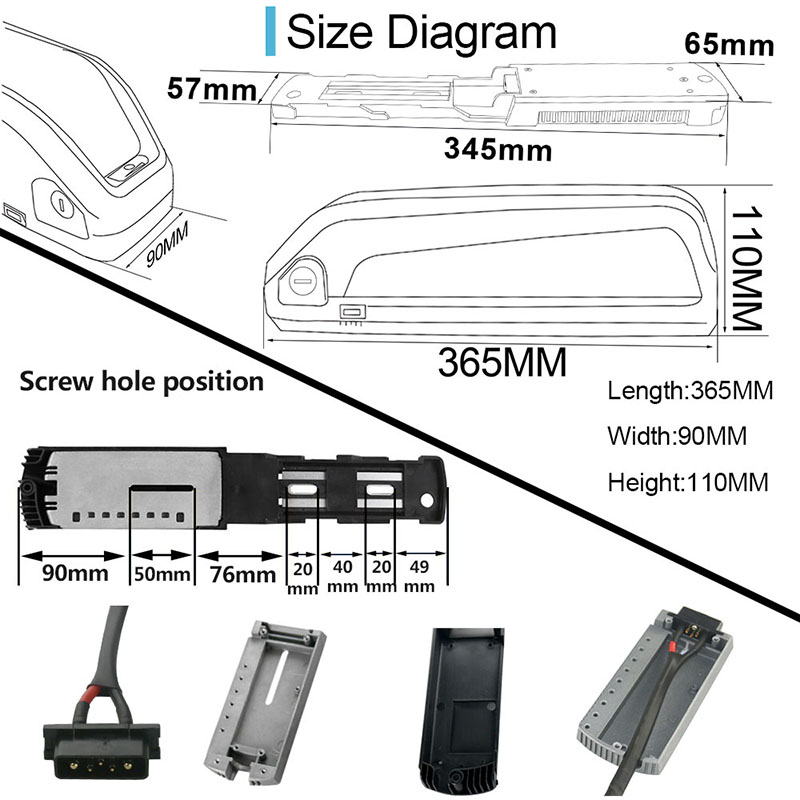 하이롱 다운튜브 전기자전거 리튬이온 교체용 배터리 팩, - Ebike Battery 48V 20Ah Hailong 리뷰 및 가격