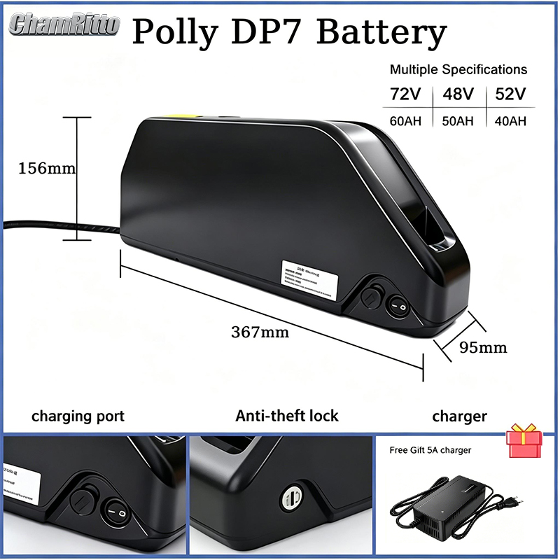 전기 자전거 36V 48V 52V 25Ah 30Ah 4 - Electric Bicycle Battery 72V 30Ah 리뷰 및 가격
