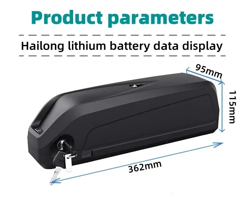 다양한 크기의 전기자전거 배터리 하이롱 모델, 36V  - Ebike Battery 48V 20Ah Hailong 리뷰 및 가격