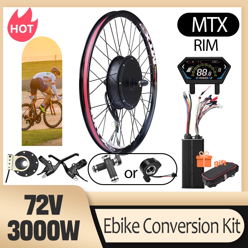 3000W MTX39 전기 자전거 변환 키트 72V 브 - Ebike Conversion Kit 72V 3000W 리뷰 및 가격