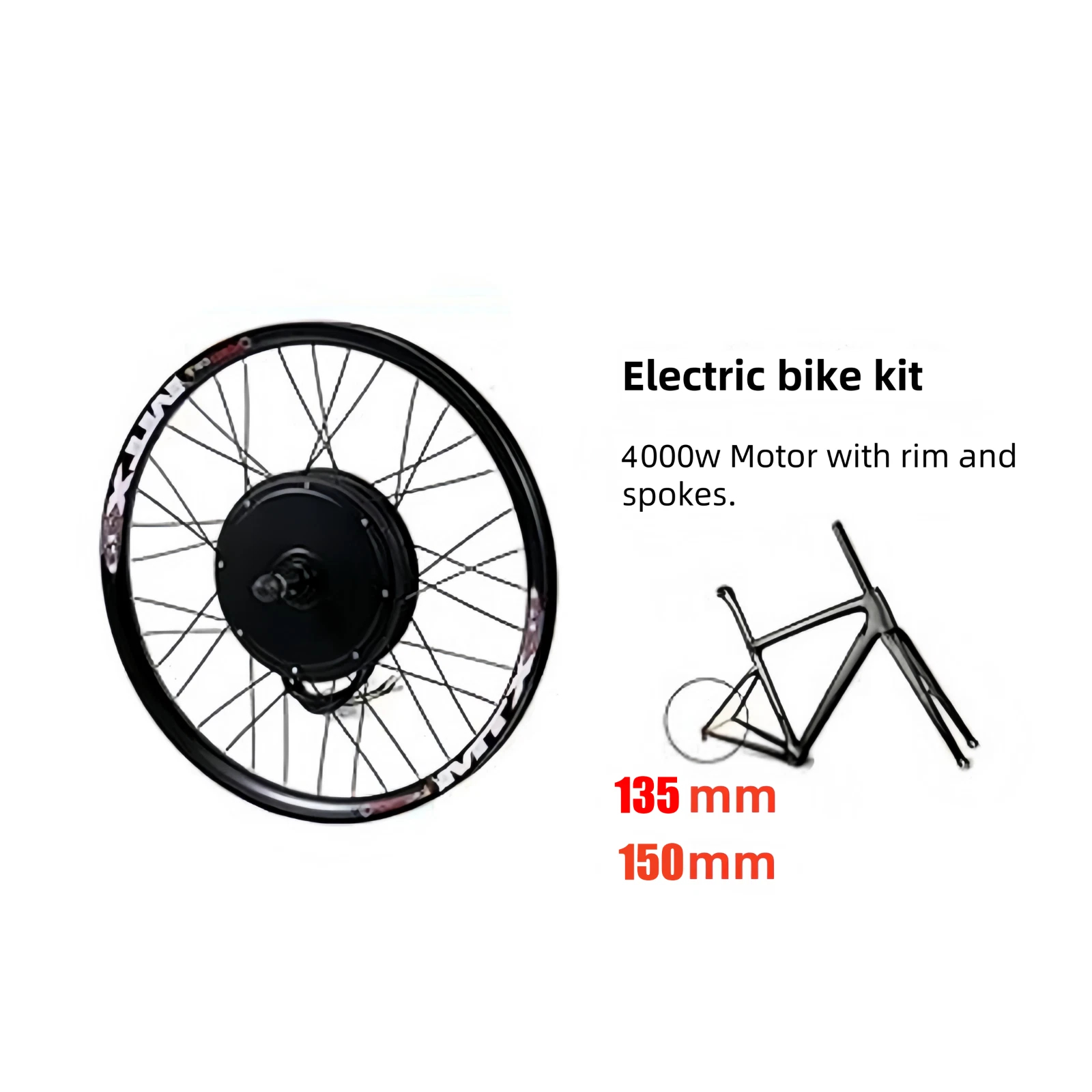 전기 자전거 뒷바퀴 고출력 전기자전거 리어 모터 휠 7 - 72V 5000W Hub Motor Kit 리뷰 및 가격