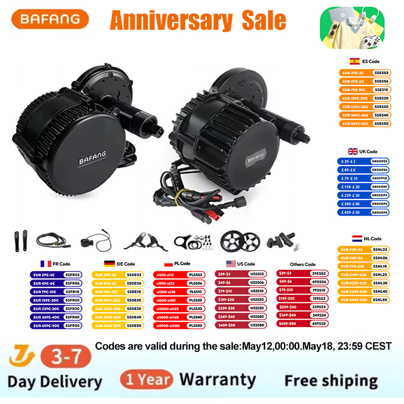 Bafang BBSHD 미드 드라이브 모터 전기 자전거 - Bafang Bbshd 1000W Conversion Kit 리뷰 및 가격