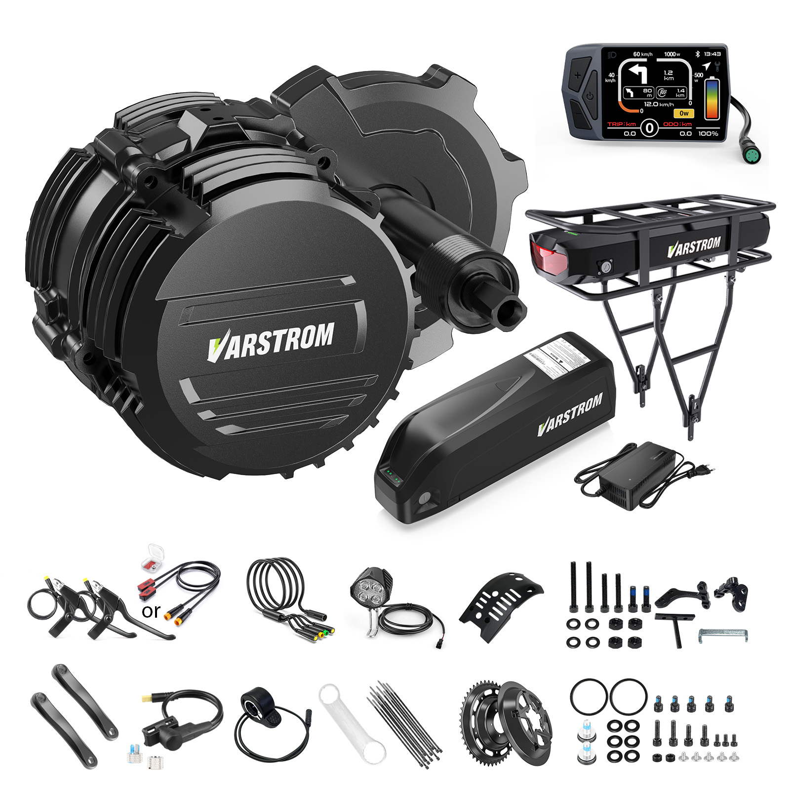 [미국 재고] 바스트롬 48V500W 750W 미드 드 - Tongsheng Tsdz2B Mid Drive Motor 리뷰 및 가격