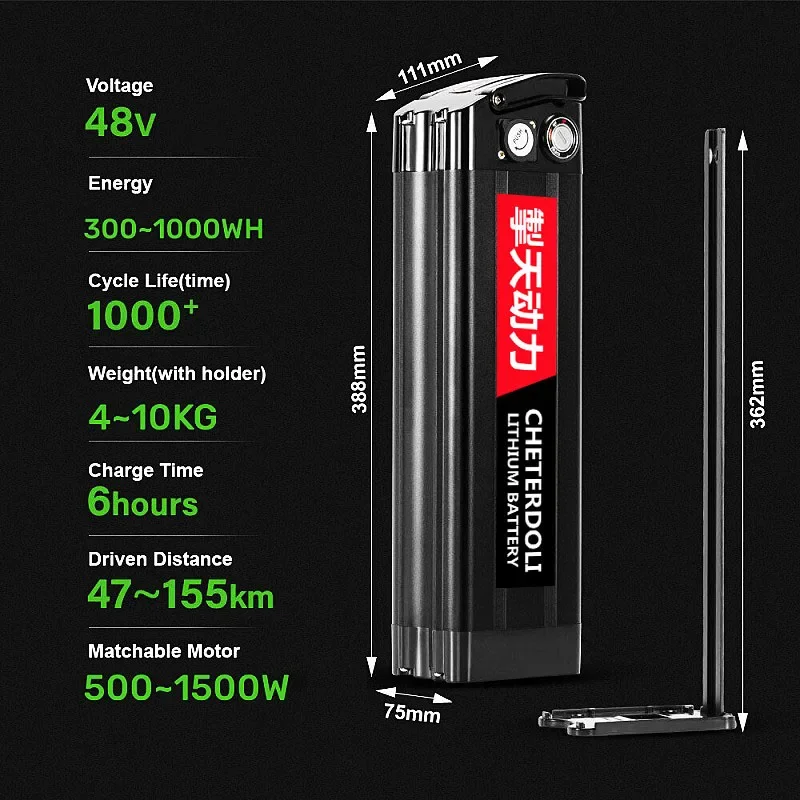 Silverfish 250W - 1000W Bafang - Ebike Battery 48V 20Ah Hailong 리뷰 및 가격