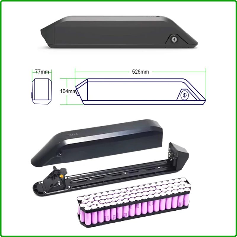 오리지널 18650 전기자전거 배터리 48V 52V 1 - Ebike Battery 48V 20Ah Hailong 리뷰 및 가격