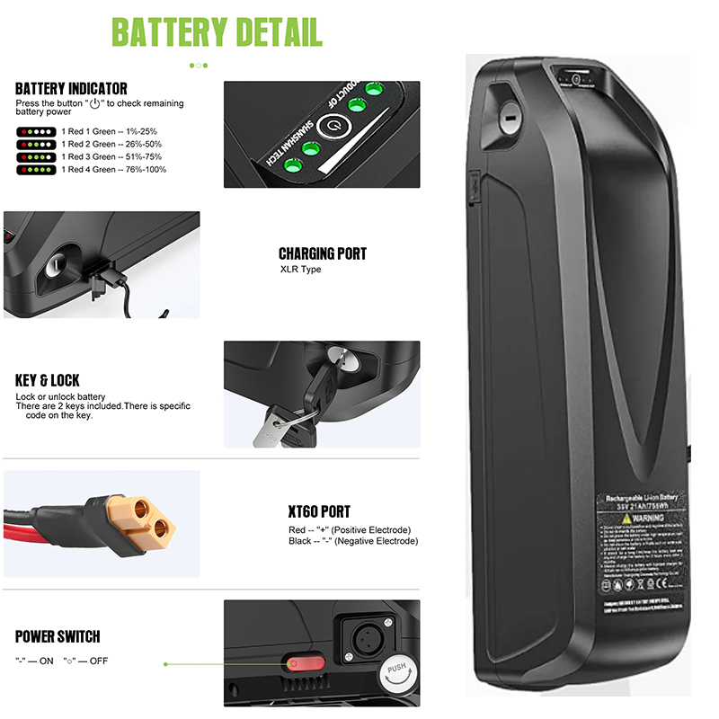 36V 48V 52V 하이롱 60V 72V 전기자전거  - Ebike Battery 48V 20Ah Hailong 리뷰 및 가격